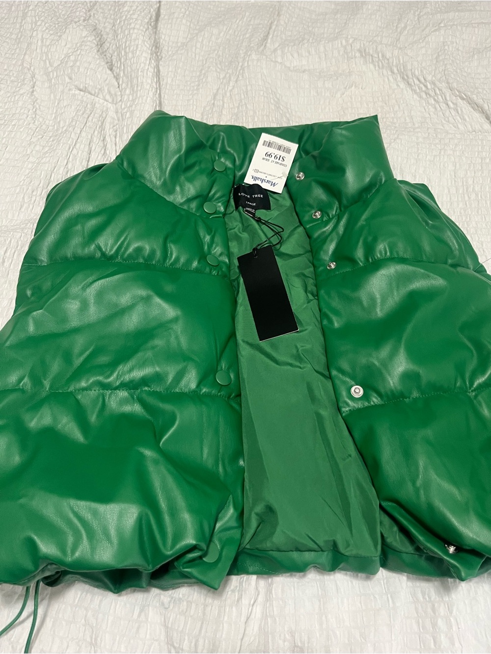 Mackage Emerald Green Puffer Vest